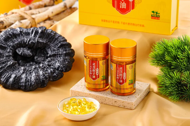 灵芝孢子油在售包装