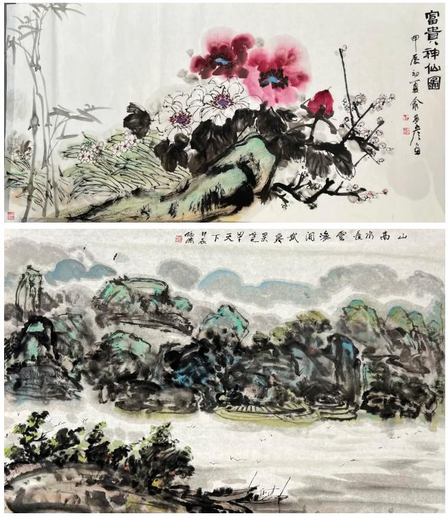 福建师范大学美术学院教授俞梦彦等知名艺术家团莅临元生泰灵芝基地采风交流(图7)